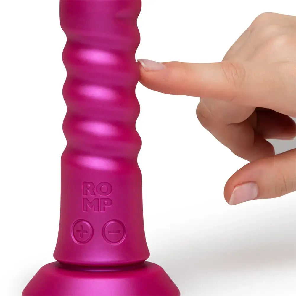 ROMP™ ROMP Jiggle Thrusting Vibrator – Hands-Free Suction Cup Electric Pink