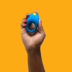 ROMP™ Romp Juke Vibrating C-Ring - Dual Stimulation Blue