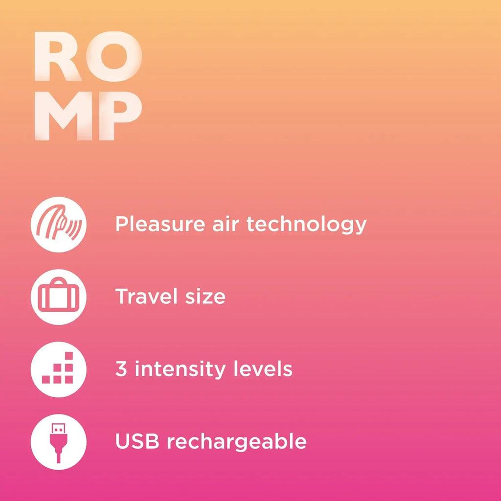 ROMP™ ROMP Kiss Clitoral Suction Stimulator - Compact Travel Vibrator