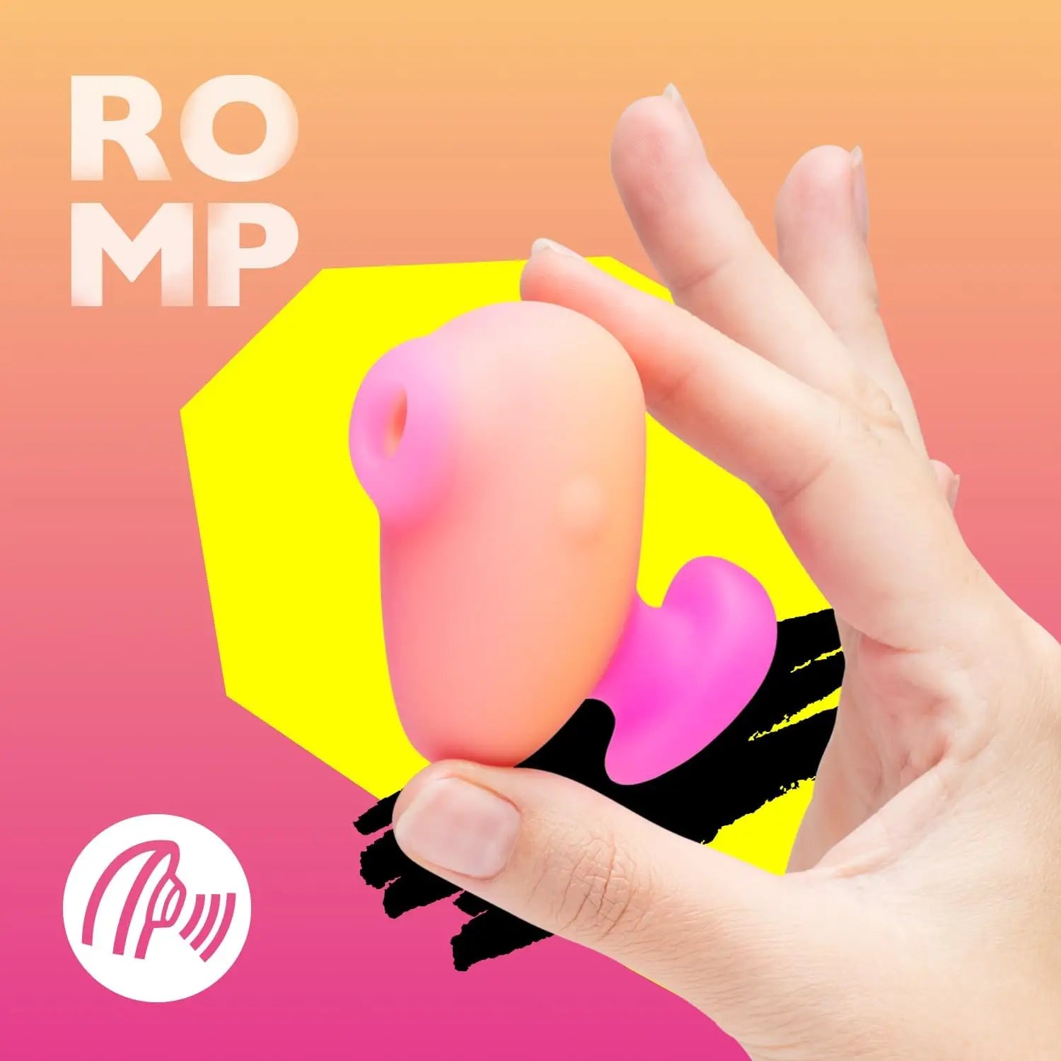 ROMP™ ROMP Kiss Clitoral Suction Stimulator - Compact Travel Vibrator
