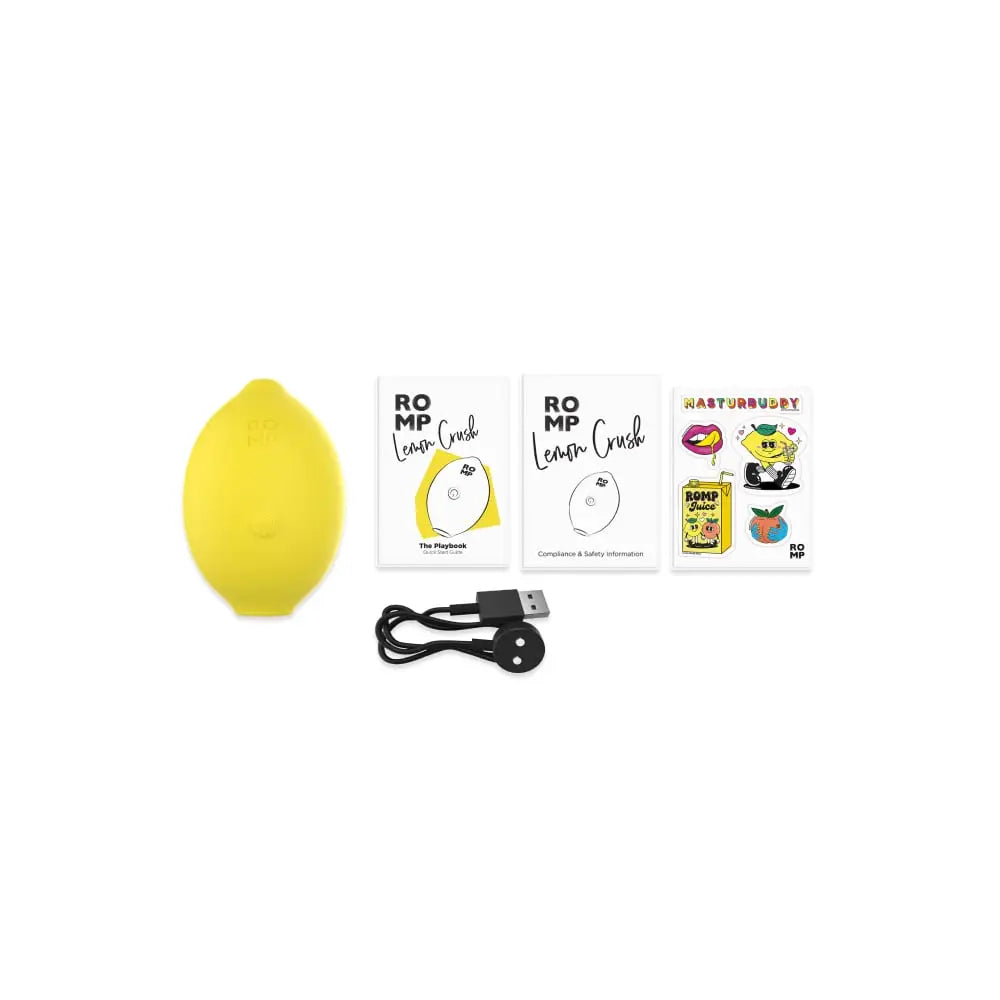 ROMP™ ROMP Lemon Crush Clitoral Air Stimulator Yellow