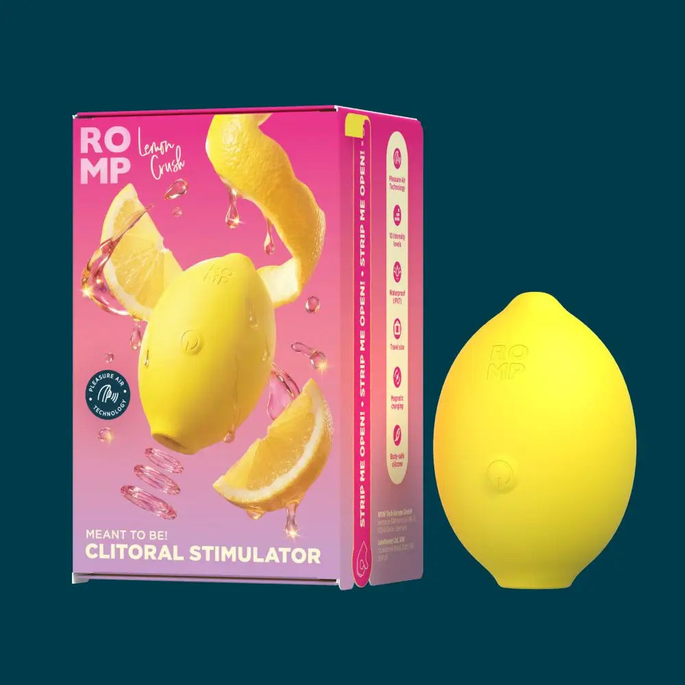 ROMP™ ROMP Lemon Crush Clitoral Air Stimulator Yellow