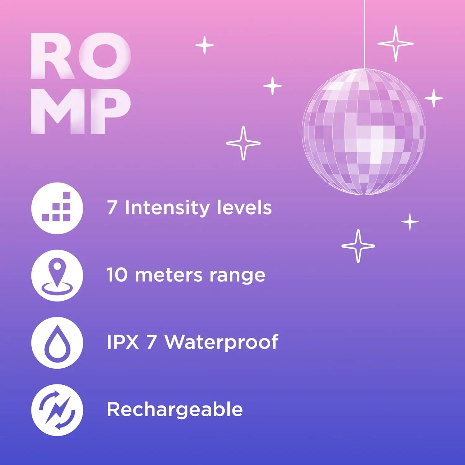 ROMP™ ROMP Party Remote-Controlled Wearable Panty Vibrator Purple