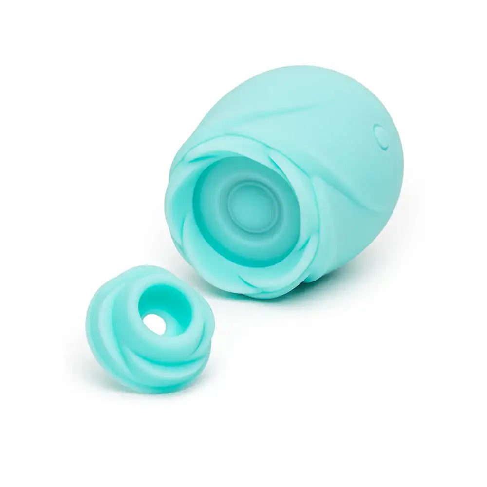 ROMP™ ROMP Rose Glow Clitoral Stimulator – Pleasure Air in the Dark Blue