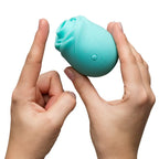 ROMP™ ROMP Rose Glow Clitoral Stimulator – Pleasure Air in the Dark Blue