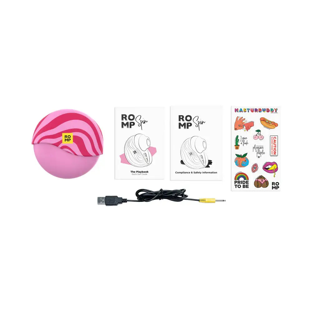 Spin Travel Clitoral Stimulator Multicolor Vibrator