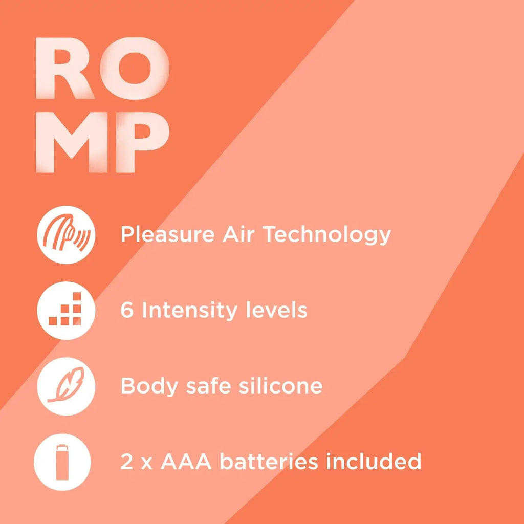 ROMP™ Switch X Pleasure Air™ Clitoral Stimulator Orange