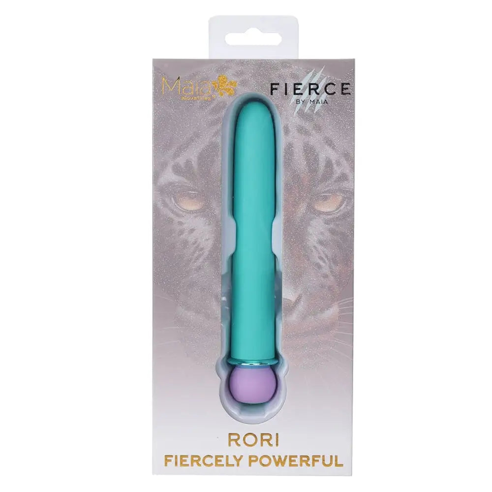 Maia RORI Super Charged X-Long 10-Function Bullet Vibrator Blue - Rolik®