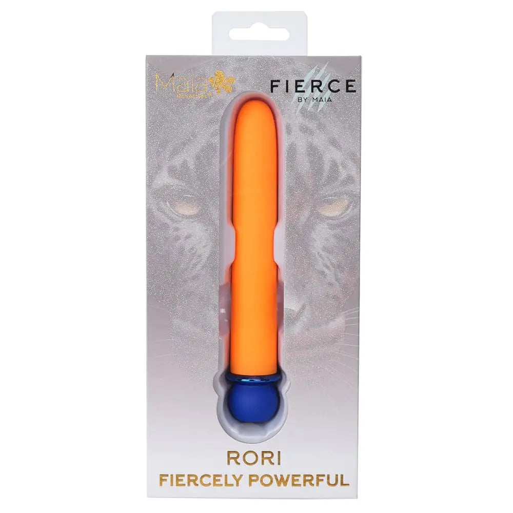Maia RORI Super Charged X-Long 10-Function Bullet Vibrator Orange - Rolik®