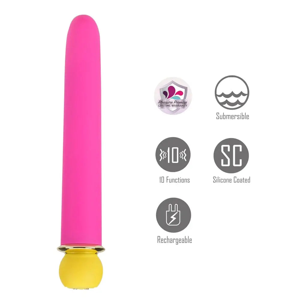 Maia RORI Super Charged X-Long 10-Function Bullet Vibrator Pink - Rolik®