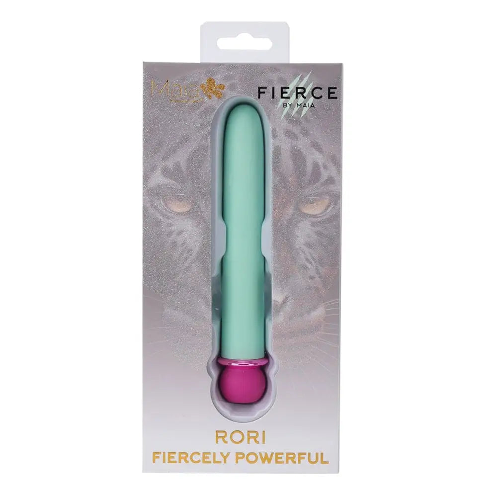 Maia RORI Super Charged X-Long 10-Function Bullet Vibrator Teal - Rolik®