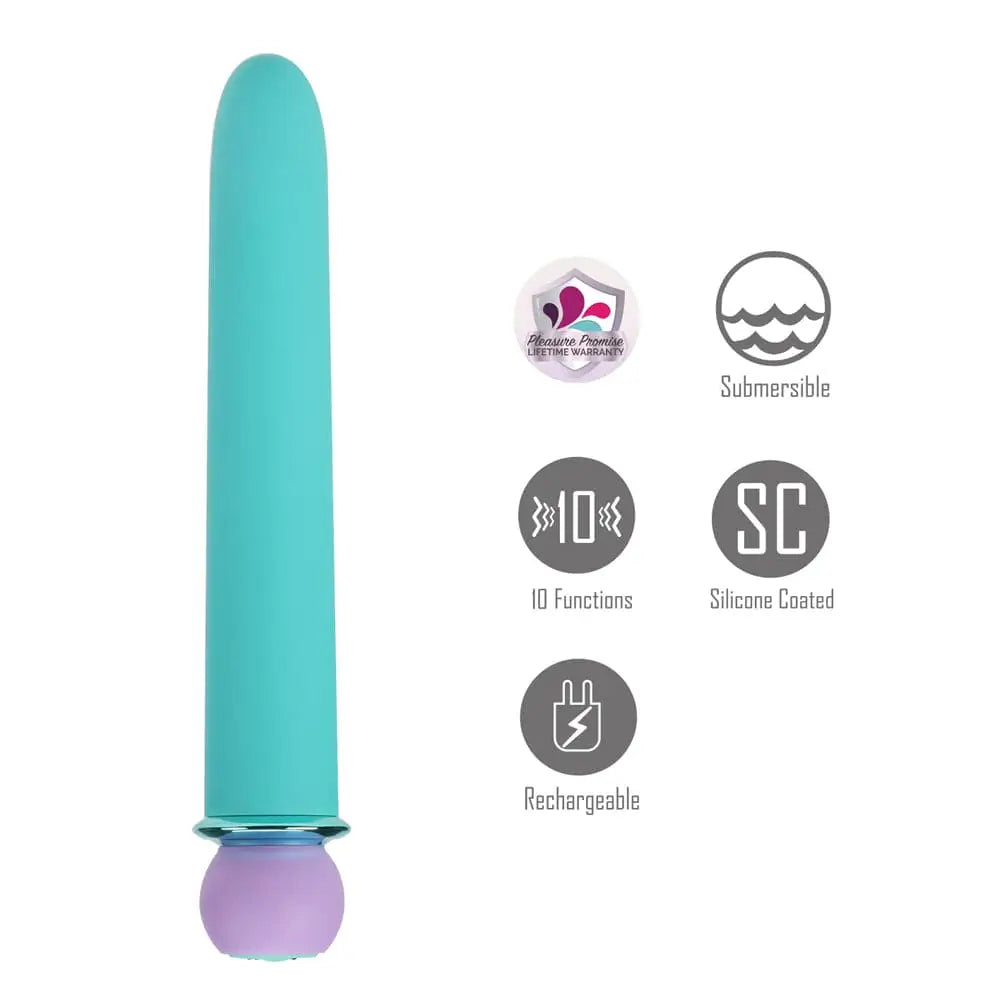 Maia RORI Super Charged X-Long 10-Function Bullet Vibrator Blue - Rolik®