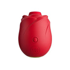 Rose Air Pulse Clitoral Vibrator Red