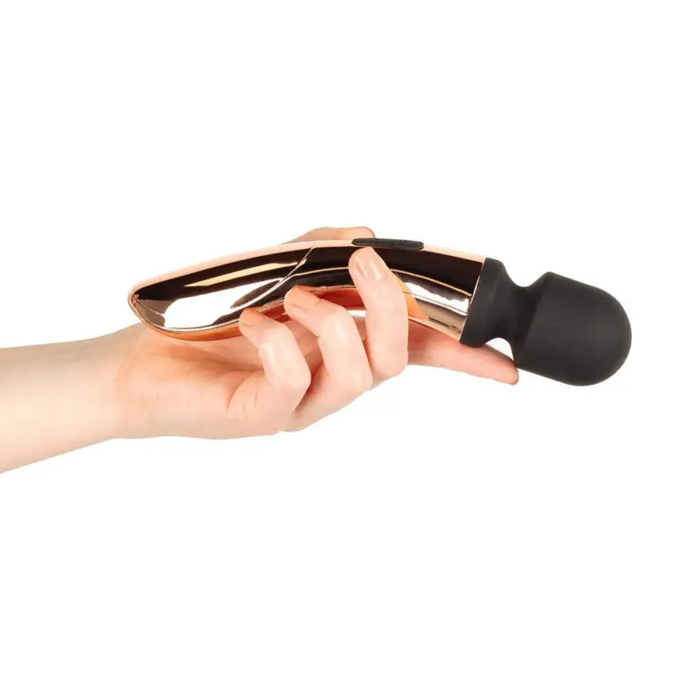 Rosy Gold Nouveau Curve Wand Vibrator - Rolik®