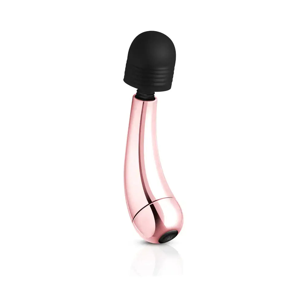 Rosy Gold Nouveau Mini Curve Wand Vibrator - Rolik®