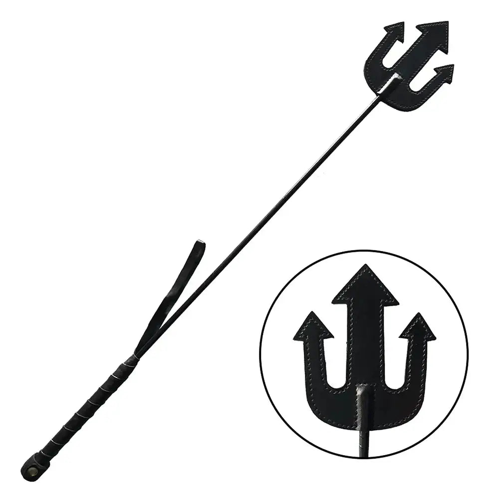 Rouge Garments® Devil Leather Riding Crop - Rolik®