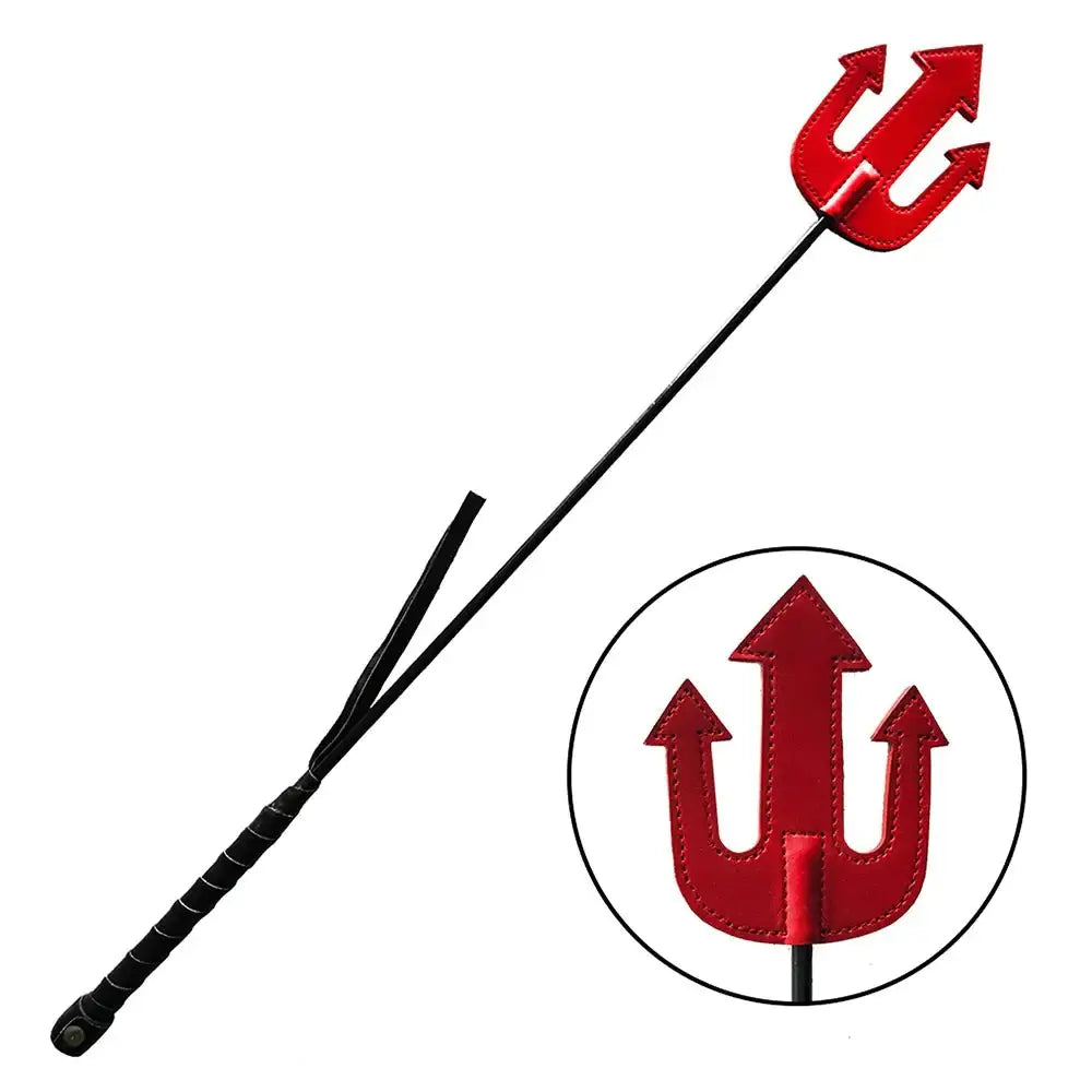 Rouge Garments® Devil Leather Riding Crop - Rolik®