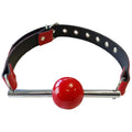 Rouge Garments® Garments Premium Leather Ball Gag with Removable Stainless Steel Rod
