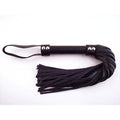 Rouge Garments® H - Style Short Leather Flogger - Black