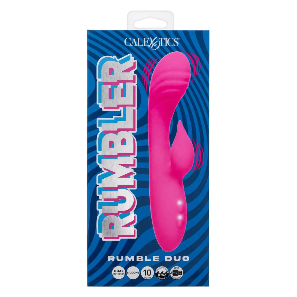 Hot Pink Rumbler Rumble Duo Vibrator
