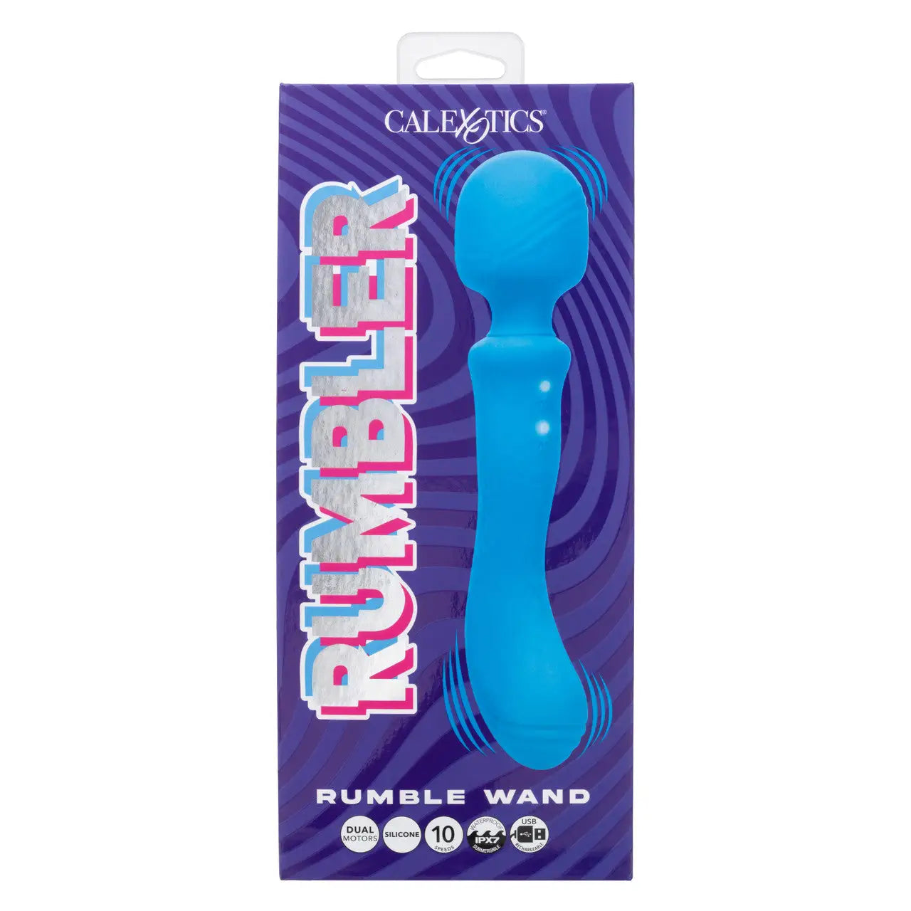 Blue Rumbler Rumble Wand Vibrator