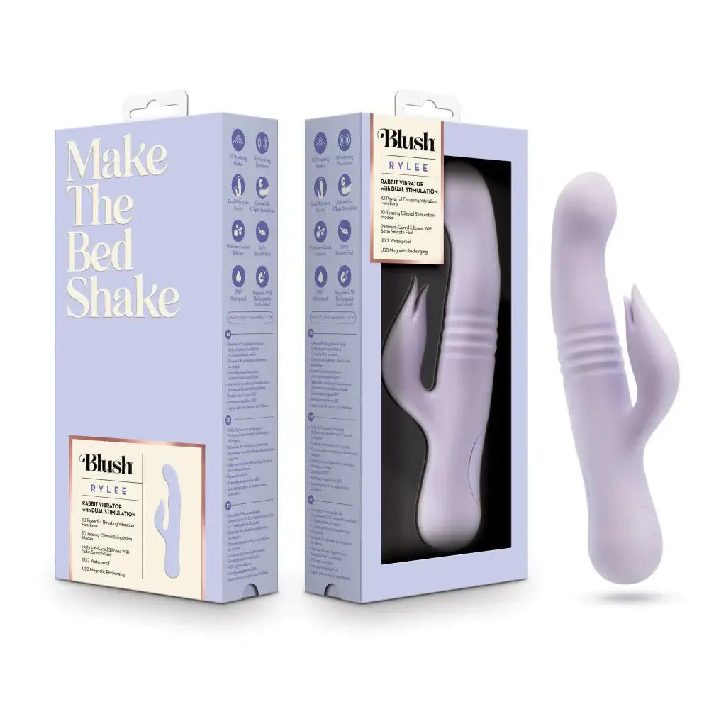 Rylee 9.25" Dual Stimulation Rabbit Vibrator - Rolik®
