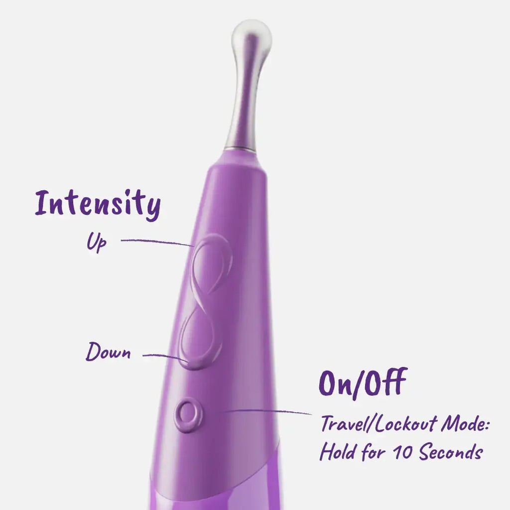S Pinpoint Stimulator for Soft & Gentle Orgasms - Lavender - Vibrator