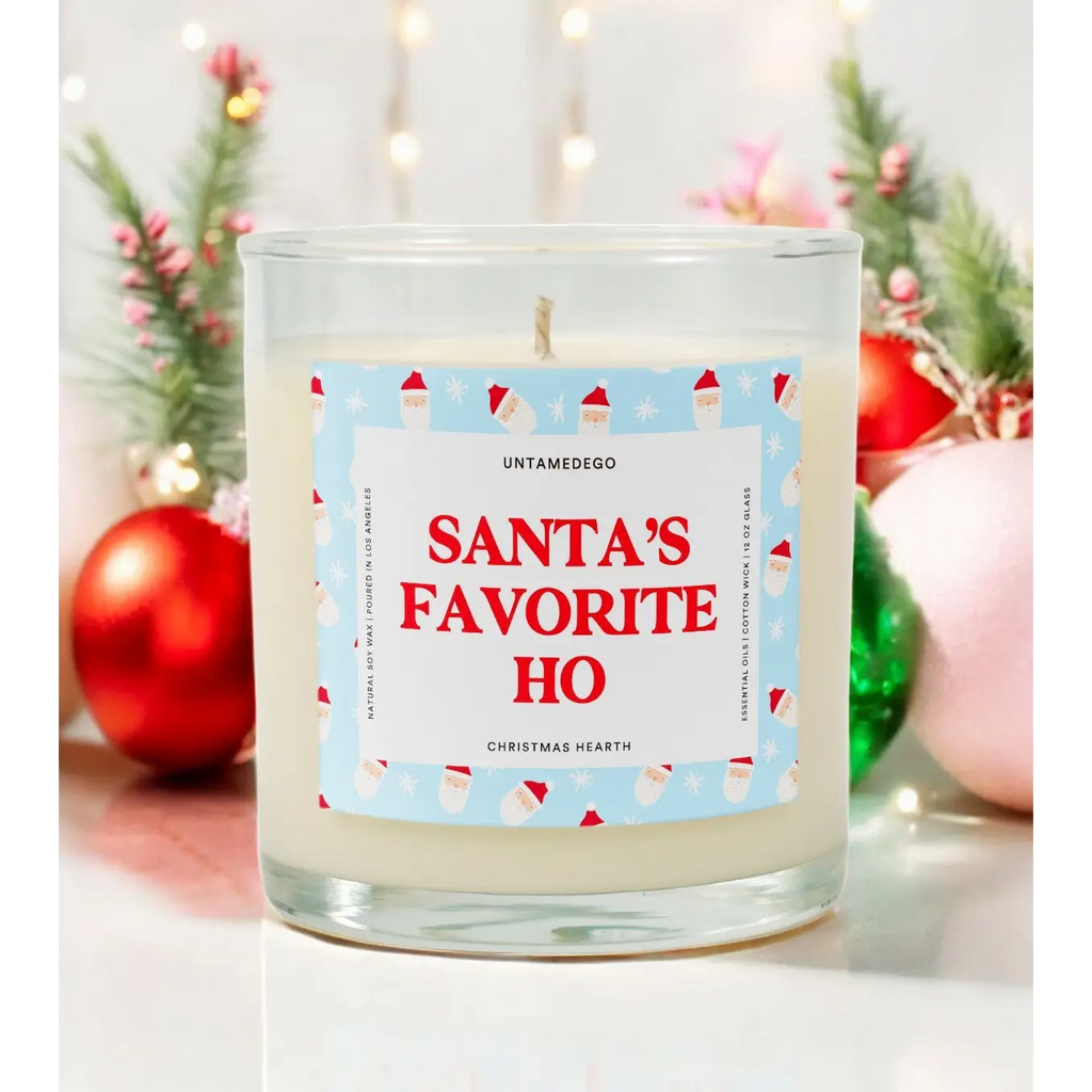 Santa’s Favorite Ho Candle