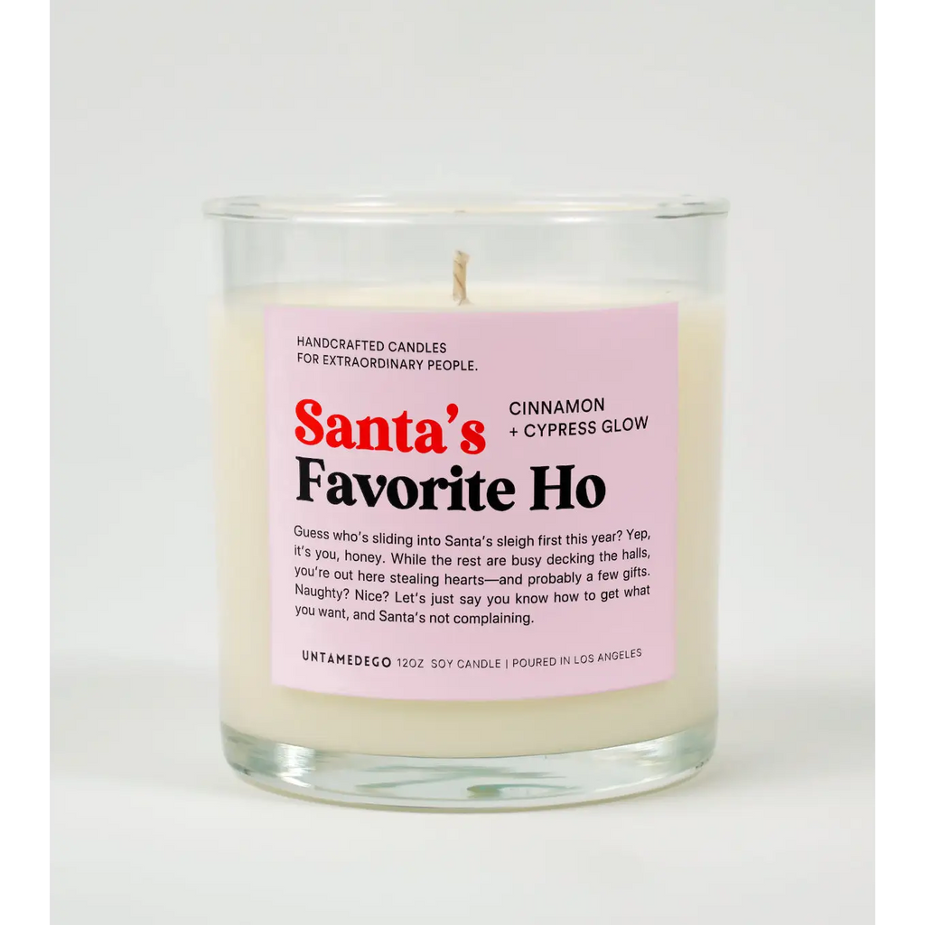 CINNAMON + CYPRESS GLOW Santa’s Favorite Ho Candle