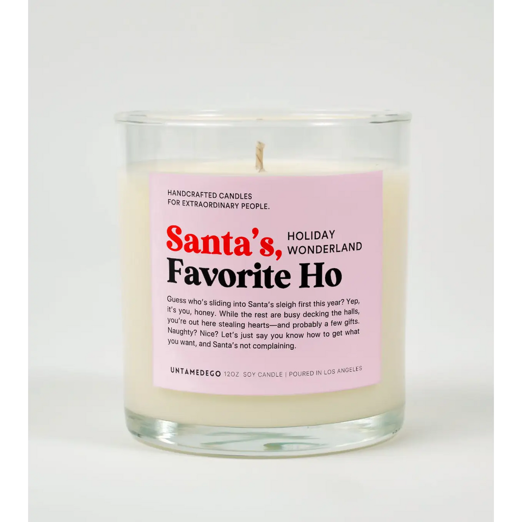 HOLIDAY WONDERLAND Santa’s Favorite Ho Candle