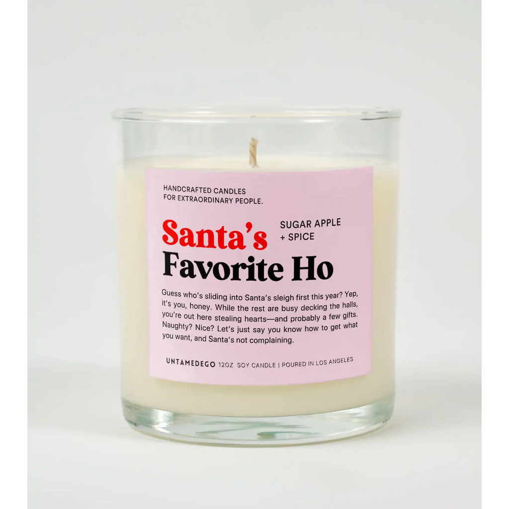 SUGAR + APPLE + SPICE Santa’s Favorite Ho Candle