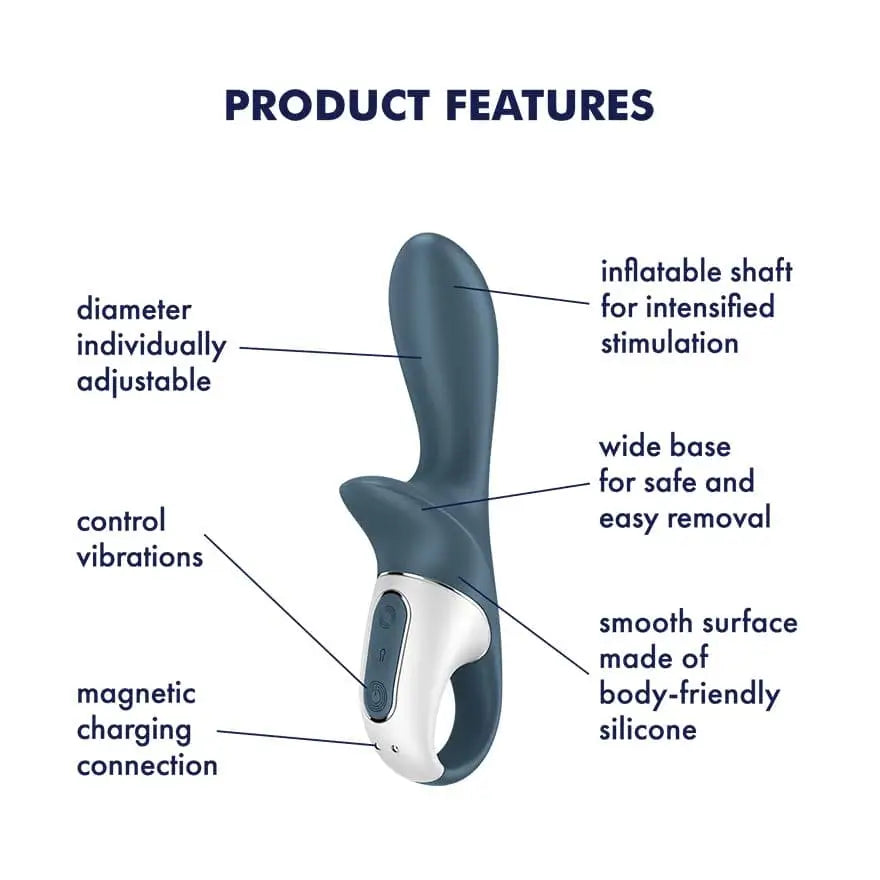 Satisfyer Air Pump Booty 2 Inflatable Anal Vibrator - Rolik®