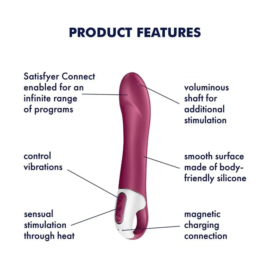 Satisfyer Big Heat Smart Vibrator - Rolik®