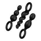 Satisfyer Booty Call 3-Piece Plug Set Black Rolik®