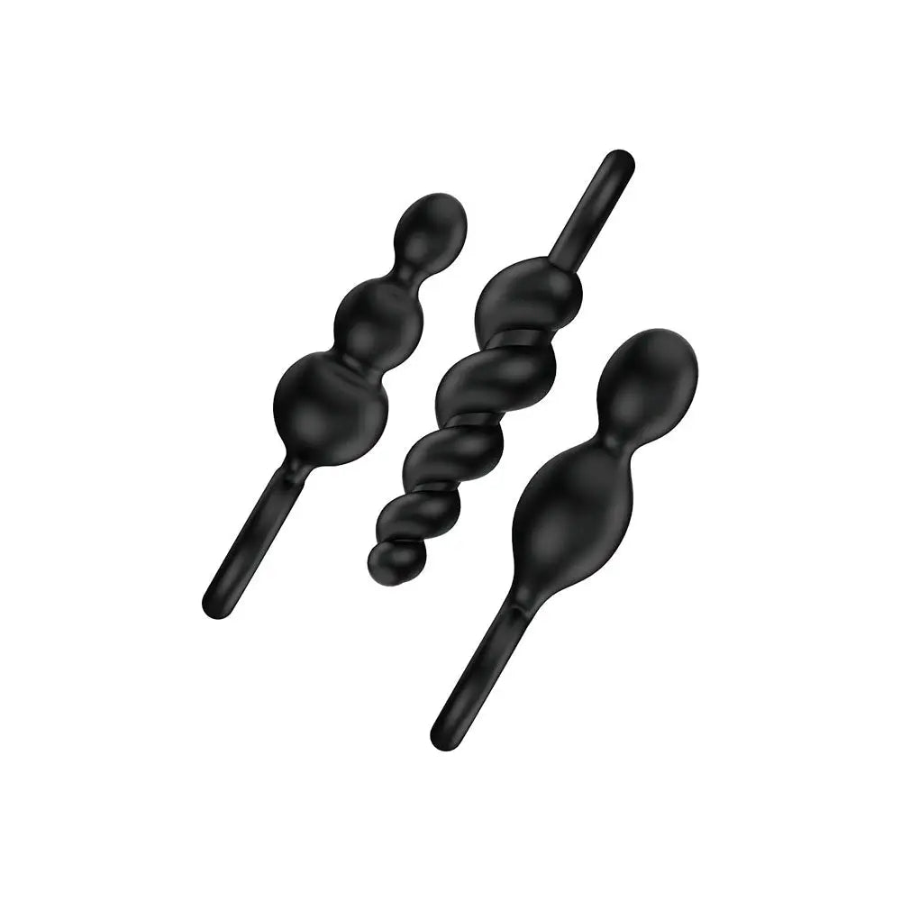Satisfyer Booty Call 3-Piece Plug Set Black Rolik®