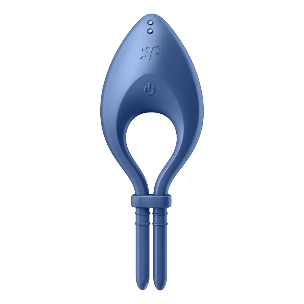 Satisfyer Bullseye Smart Vibrating C - Ring - Blue - C-Ring