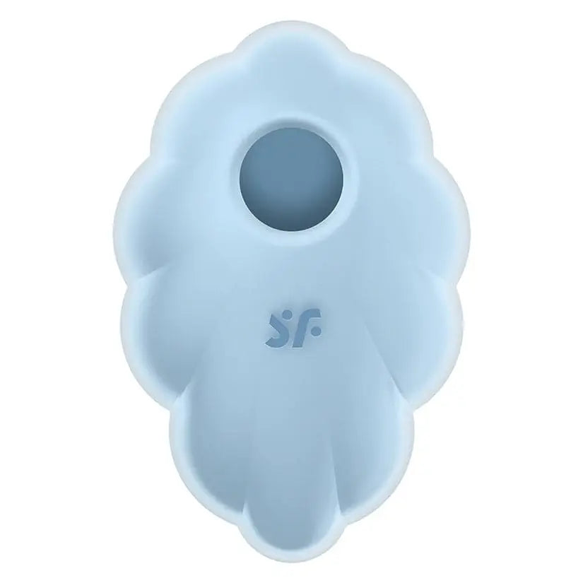 Satisfyer Cloud Dancer Touch-Free Double Air Pulse Vibrator Light Blue - Rolik®