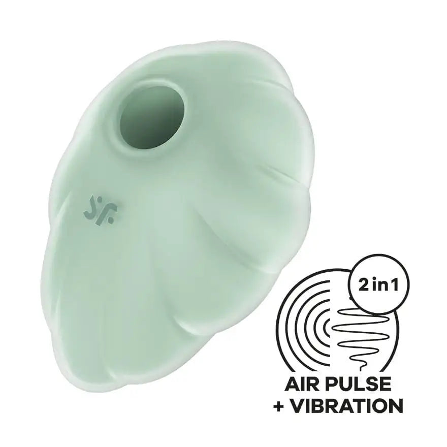 Satisfyer Cloud Dancer Touch-Free Double Air Pulse Vibrator Mint - Rolik®