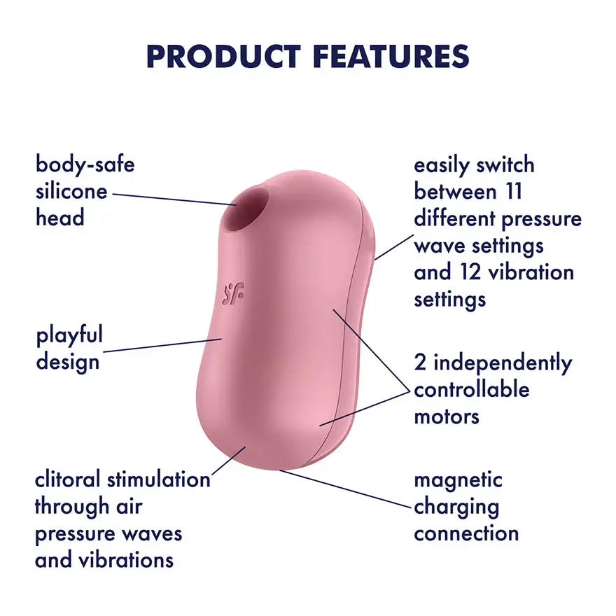 Satisfyer Cotton Candy Air Pulse Stimulator & Vibrator