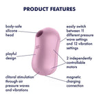 Satisfyer Cotton Candy Air Pulse Stimulator & Vibrator