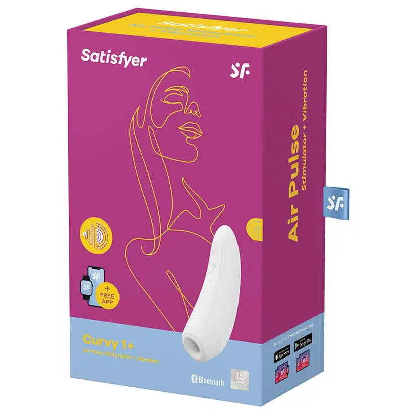 Satisfyer Curvy 1+ Air Pulse Stimulator Smart Vibrator - Rolik®