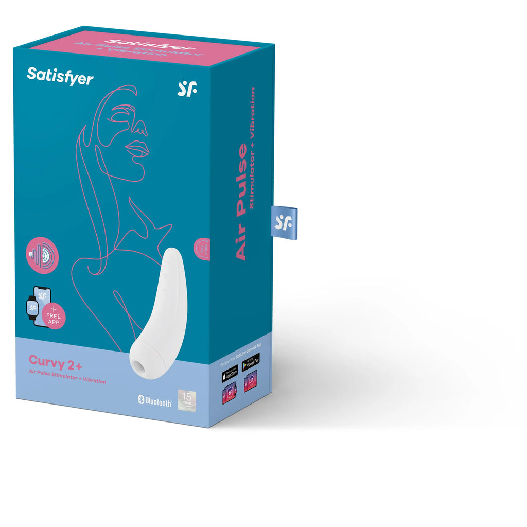 Satisfyer Curvy 2 + Air Stimulation Smart Vibrator