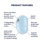 Satisfyer Cutie Ghost Dual Air Pulse Vibrator - Rolik®