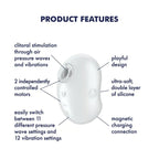 Satisfyer Cutie Ghost Dual Air Pulse Vibrator - Rolik®