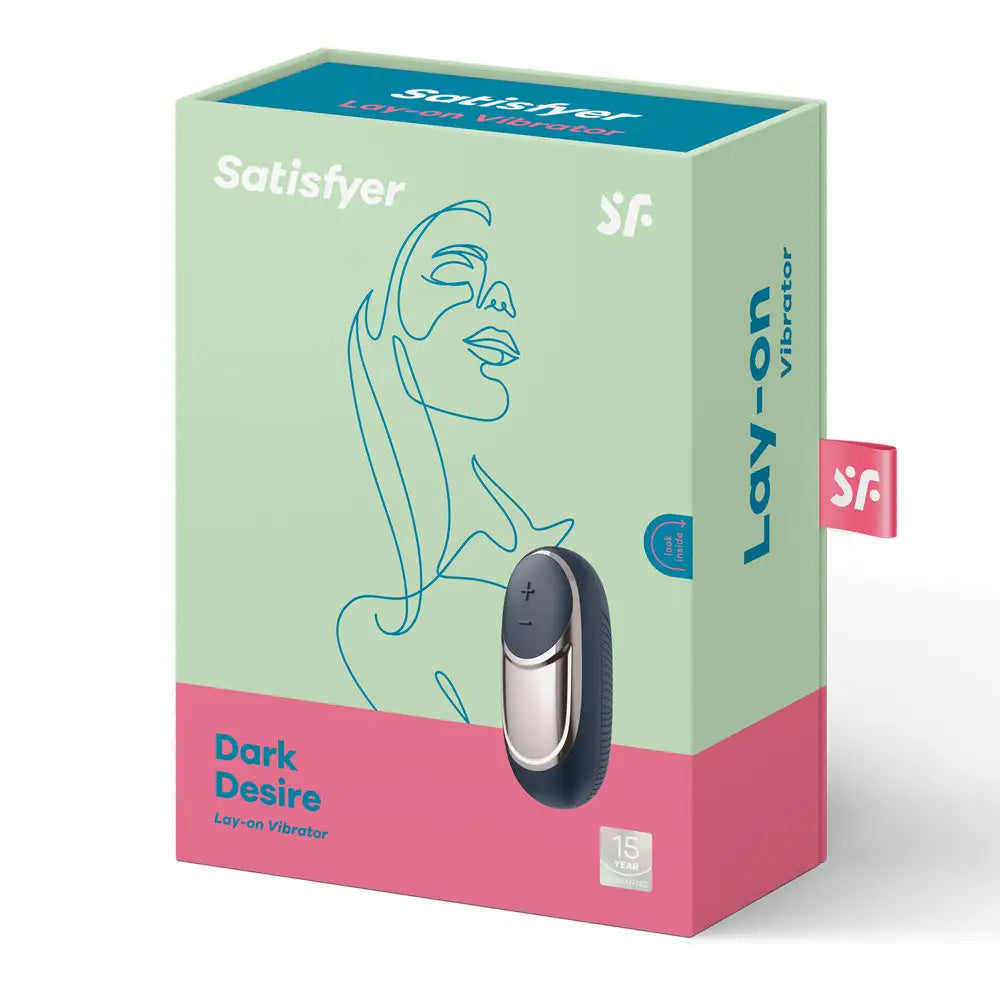 Satisfyer Dark Desire Lay - on Vibrator - Black