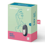 Satisfyer Dark Desire Lay - on Vibrator - Black