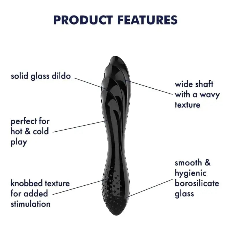 Satisfyer Dazzling Crystal 1 Glass Dildo - Rolik®