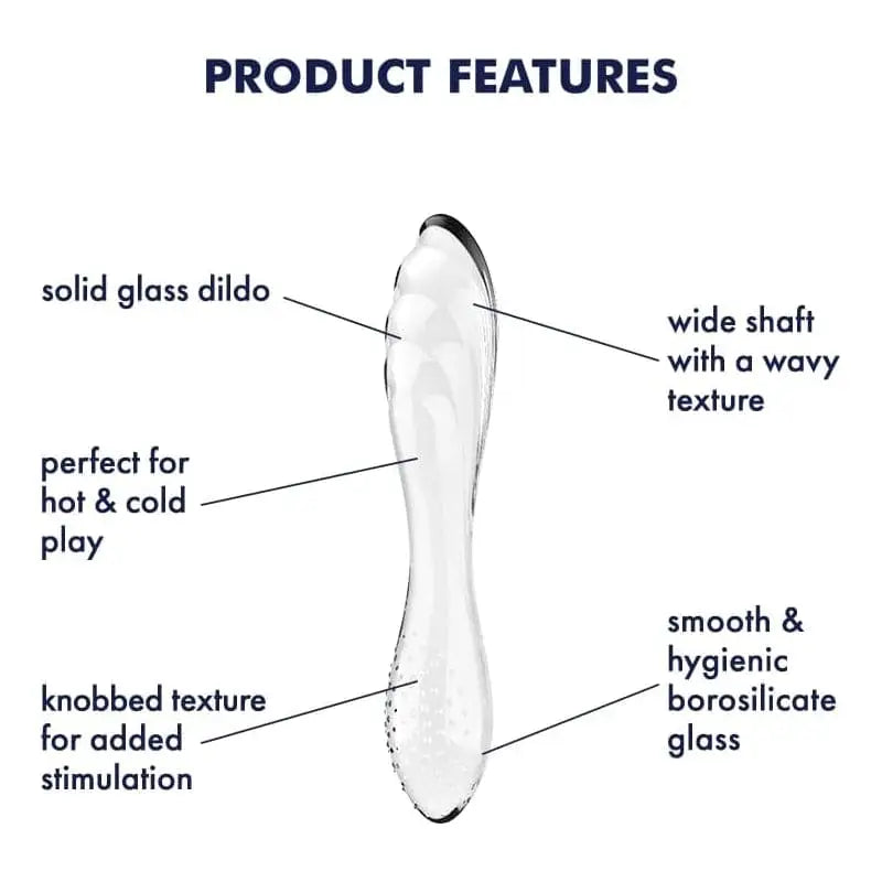 Satisfyer Dazzling Crystal 1 Glass Dildo - Rolik®
