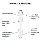Satisfyer Dazzling Crystal 1 Glass Dildo - Rolik®