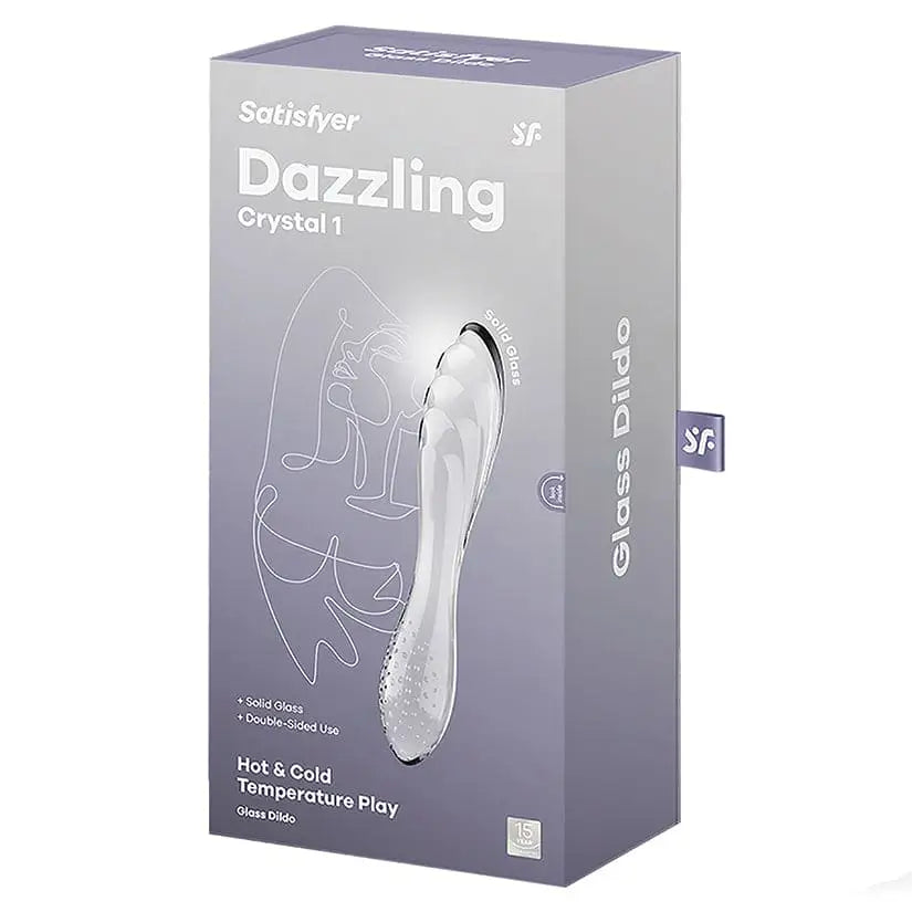 Satisfyer Dazzling Crystal 1 Glass Dildo - Rolik®